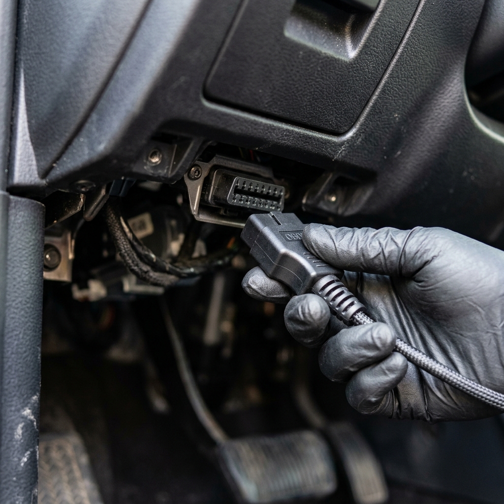 OBD2 diagnostic port connector